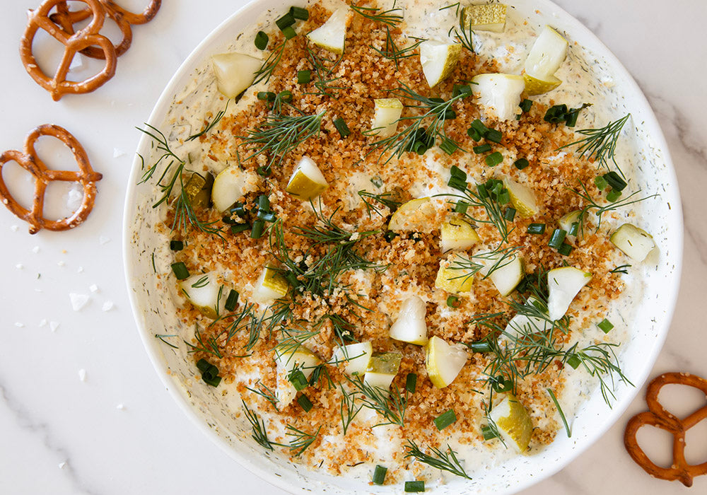 Fried Dill Pickle Dip