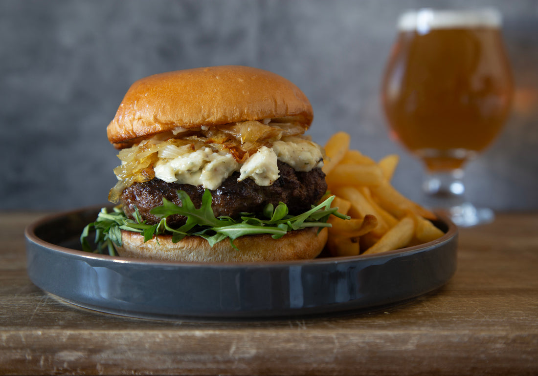 Java Blue Cheese Burgers