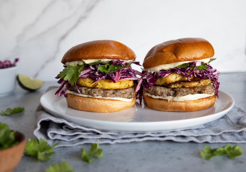 Jerk Chicken Burgers